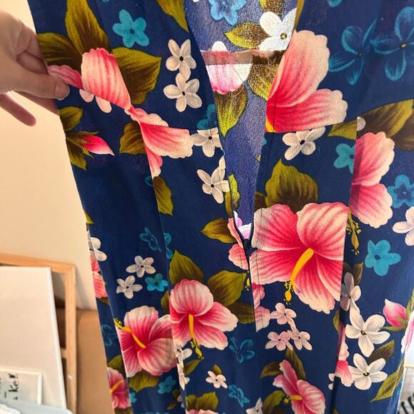 Ui-Maikai Vintage Hawaiian Maxi Dress – 100% Cotton – Made in Hawaii - Picture 4 of 5